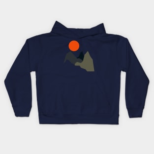 Tangerine Sun Kids Hoodie